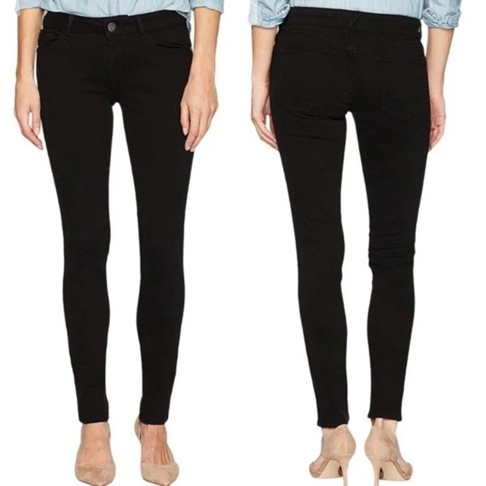 DL1961 Amanda Lowrise Skinny Riker Black‎ Jeans 30